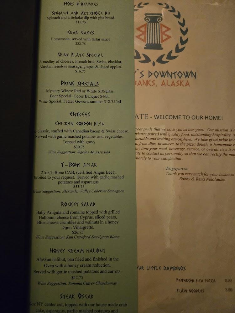 Bobby's Downtown Menu image 3